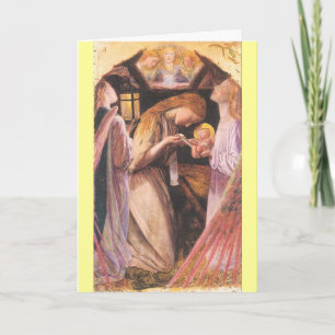 Cartão De Festividades Pintura de Natal Rossetti
