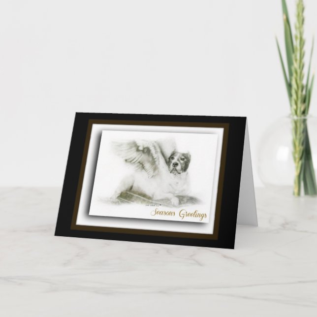 Cartão De Festividades Pitbull Terrier americano (Frente)