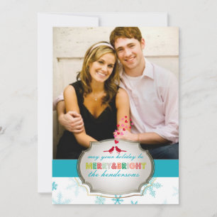 Cartão De Festividades PixDezines cor suja/flocos de neve/cartão de feria