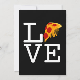 Cartão De Festividades Pizza Slice Love
