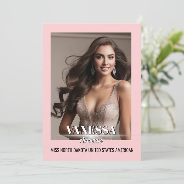 Cartão De Festividades Placa Autografada Shining Star Ultimate (Em pé/Frente)