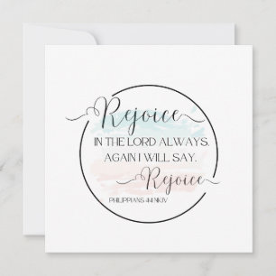 Cartão De Festividades Placa com Bíblia Verso