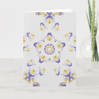 Cartão De Festividades Placa de Aquarela Pansy