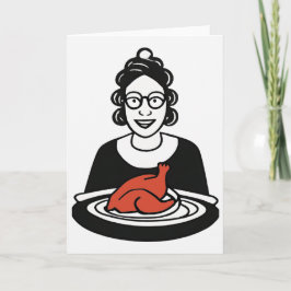 Cartão De Festividades Placa de arte de cozinhar