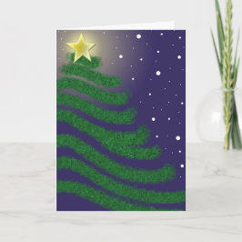 Cartão De Festividades Placa de Árvore Natal - Personalizar