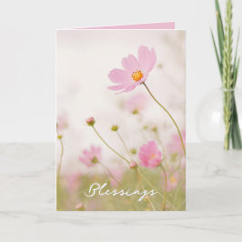 Cartão De Festividades Placa de benção