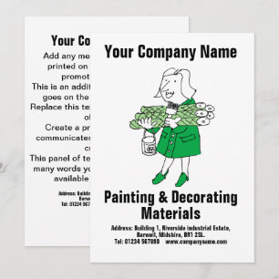 Cartão De Festividades Placa de Design de materiais de pintura e decoraçã