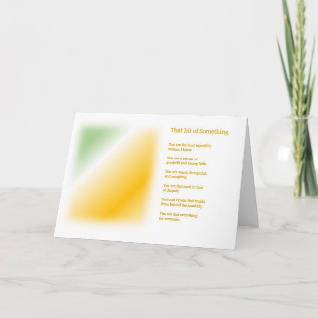 Cartão De Festividades Placa de dia de as mães (Frente)