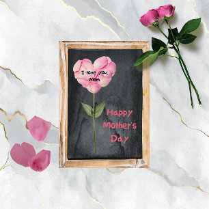Cartão De Festividades Placa de Dia de as mães do Artesanato para criança