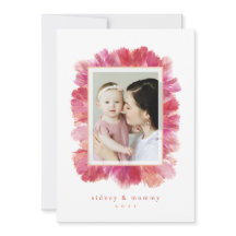 Placa de Dia de as mães Plano de Quadro Floral Pre