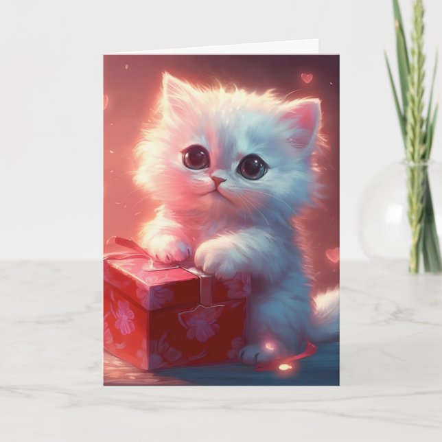 Cartão De Festividades Placa de dia de os namorados (Frente)