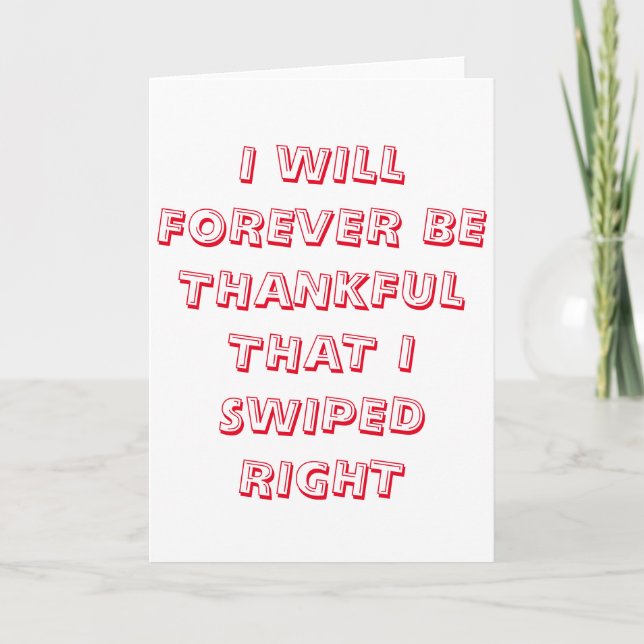 Cartão De Festividades placa de dia de os namorados (Frente)