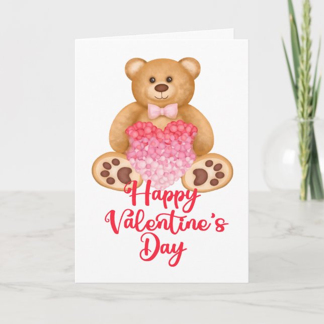 Cartão De Festividades Placa de dia de os namorados (Frente)