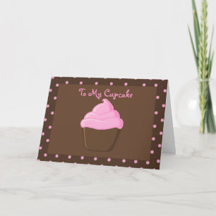 Cartão De Festividades Placa de Dia de os namorados castanho e rosa