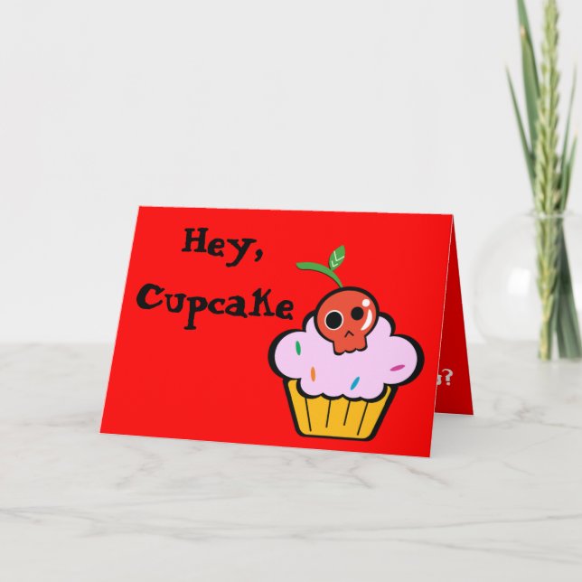 Cartão De Festividades Placa de Dia de os namorados de gótico - Prêmio ve (Frente)