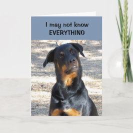 Cartão De Festividades Placa de Dia de os namorados do Rottweiler com cer