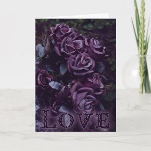 Cartão De Festividades Placa de Dia de os namorados Gótica