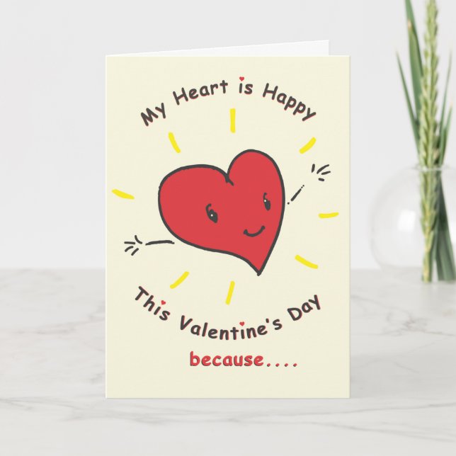 Cartão De Festividades Placa de Dia de os namorados para Pai (Frente)