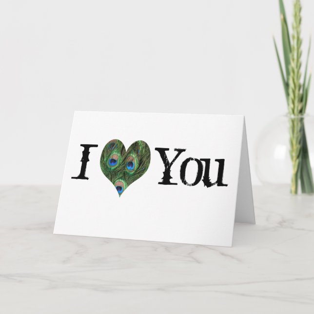 Cartão De Festividades Placa de Dia de os namorados Pavock (Frente)