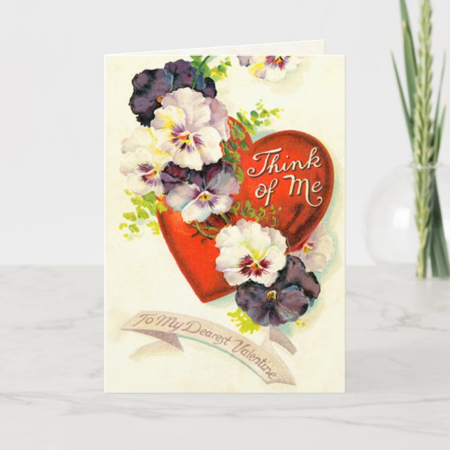 Cartão De Festividades Placa de Dia de os namorados retrovisor (Frente)