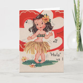 Cartão De Festividades Placa de dia de os namorados Vintage