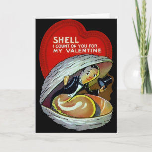 Cartão De Festividades Placa de Dia de os namorados Vintage Victorian