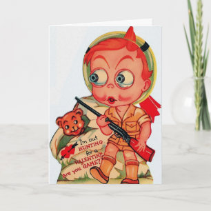 Cartão De Festividades Placa de Dia de os namorados Vintage Victorian