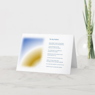 Cartão De Festividades Placa de dia de os pais