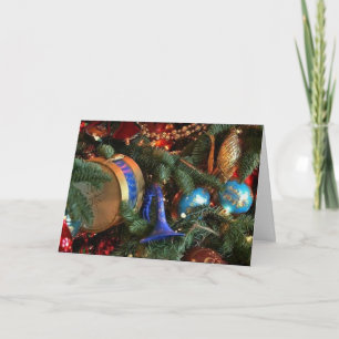 Cartão De Festividades Placa de Enfeites de natal Simples