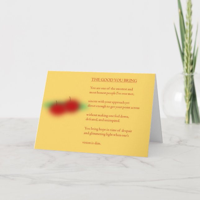 Cartão De Festividades Placa de Expressão (Frente)