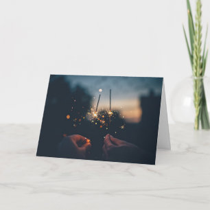 Cartão De Festividades Placa de Felizes anos novos Romântica