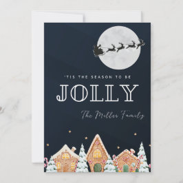 Cartão De Festividades Placa de Feriado da Reindeer de Neve para Papais n