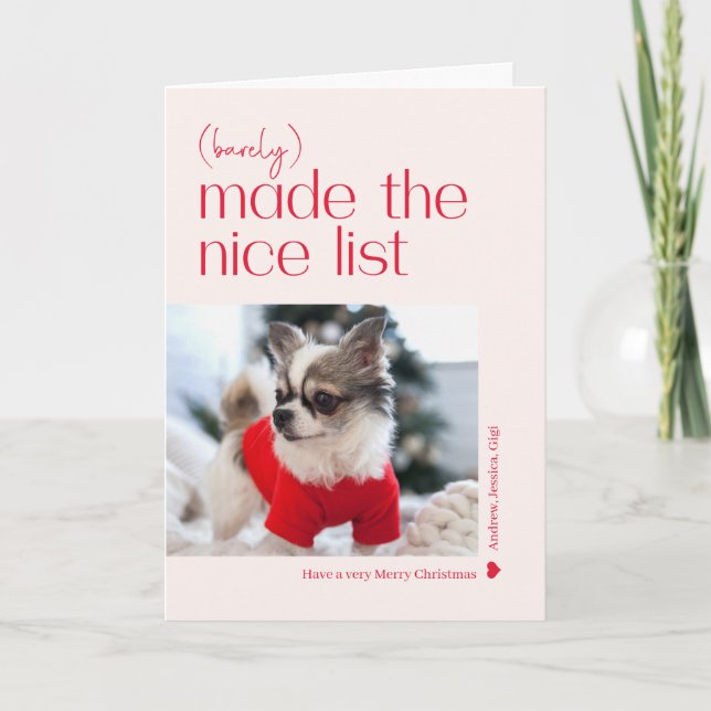 Cartão De Festividades Placa de Feriado de Cor Dobrada Mal Editável (Frente)