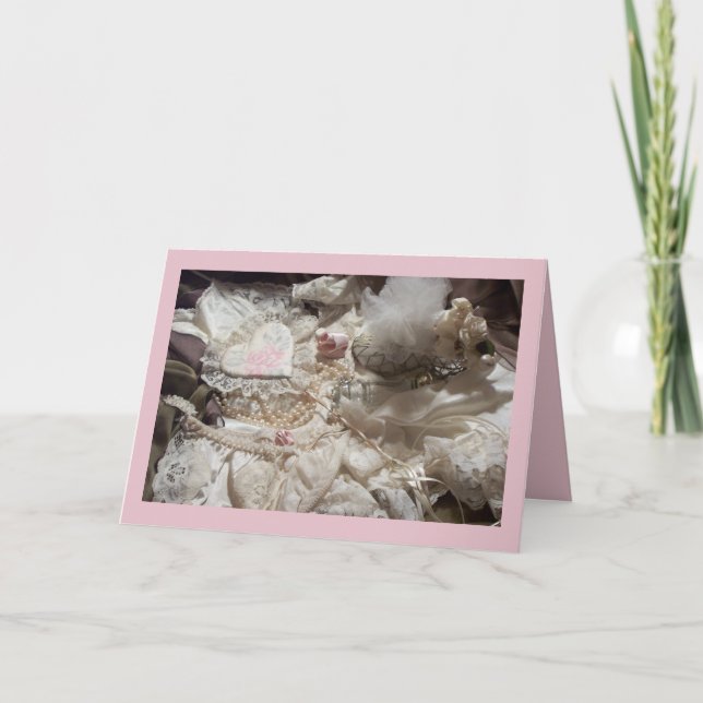 Cartão De Festividades Placa de Feriado de Swetheart do namorados (Frente)