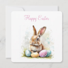 Cartão De Festividades Placa de feriado plana do felz pascoa