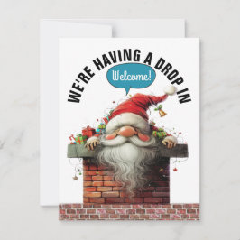 Cartão De Festividades Placa de Feriado Plano DROP IN