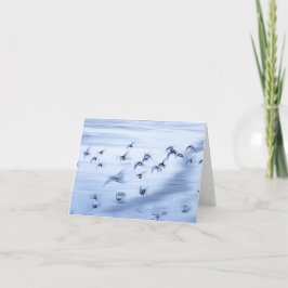 Cartão De Festividades Placa de férias dobrada pequena, 4" x 5,6"