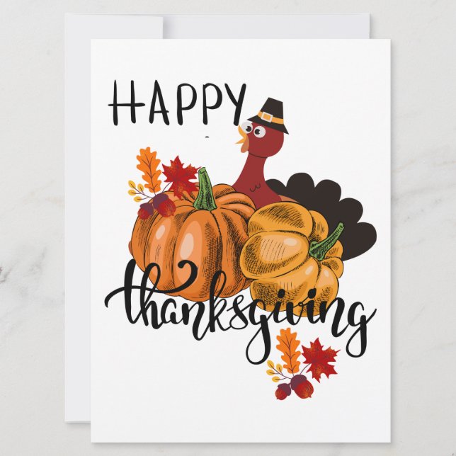 Cartão De Festividades Placa de Férias Plana (Frente)