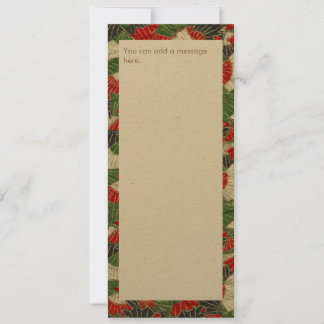 Cartão De Festividades Placa de Férias Plana