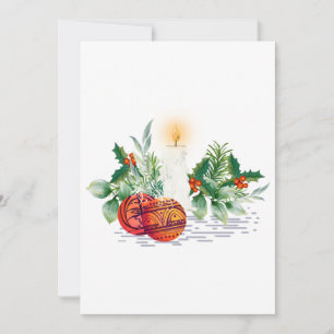 Cartão De Festividades Placa de Férias Plana