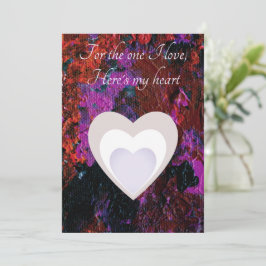 Cartão De Festividades Placa de Férias Plana Arte do Namorados Colorida