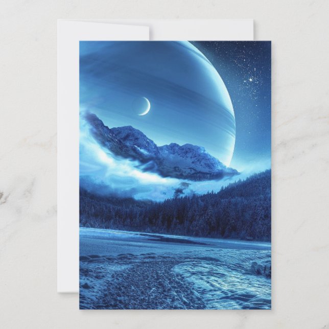 Cartão De Festividades Placa de férias plana de 5" x 7" (Frente)