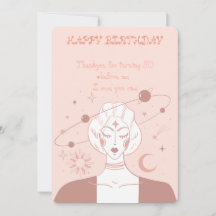 Placa de Férias Plana Feliz 50º Aniversário Místic