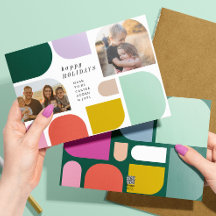 Placa de Férias Planas Colorida Maximalista