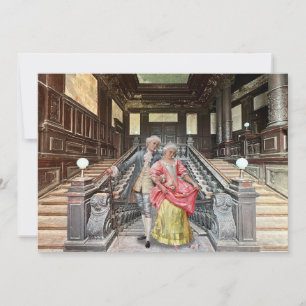 Cartão De Festividades Placa de férias planas Rococo