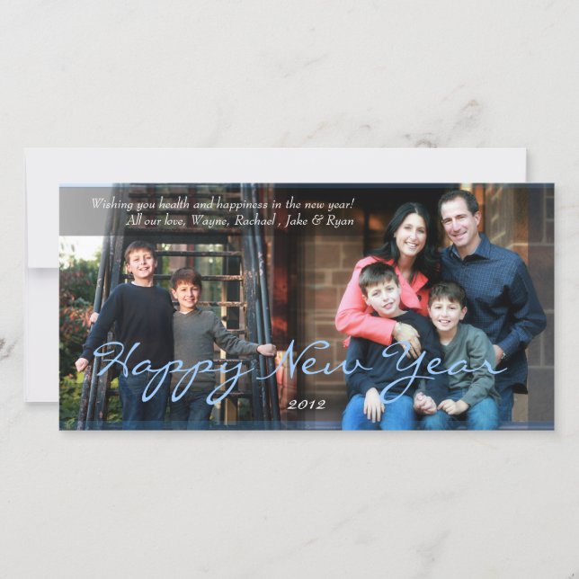 Cartão De Festividades Placa de férias RS 2012 (Frente)