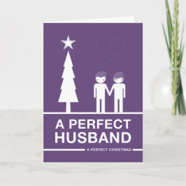 Cartão De Festividades Placa de marido perfeita para Design não Hetero