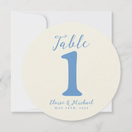 Cartão De Festividades Placa de Mesa de Recepção de casamento Costeira Mo