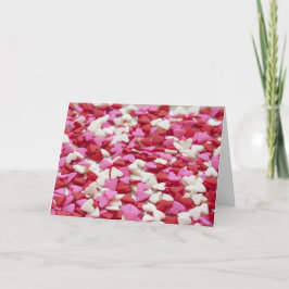 Cartão De Festividades Placa de Namorados de Corações Docentes