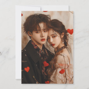 Cartão De Festividades Placa de Namorados KPop